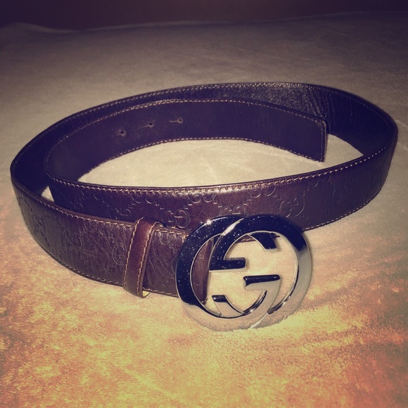 purple gucci belt
